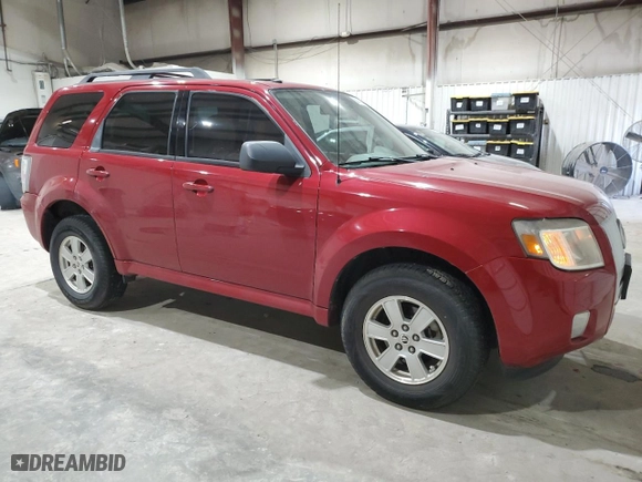 2010 Mercury Mariner with VIN 4M2CN8BG9AKJ11993, listed as a Copart auction lot 88639495 with 38,054 mi miles and Salvage Title. Bid and sale history available at carsss.com. Image 4.