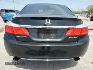 2014 Honda Accord Sport with VIN 1HGCR2F55EA190687, listed as a Copart auction lot 52966815 with 147,689 mi miles and Salvage Title. Bid and sale history available at DreamBid. Image 6.