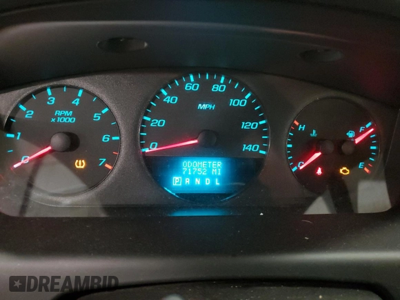 2013 Chevrolet Impala LS with VIN 2G1WF5E32D1263487, listed as a Copart auction lot 54415835 with 71,752 mi miles and Clean Title. Bid and sale history available at DreamBid. Image 9.