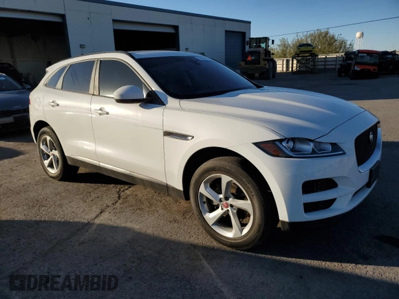 2018 Jaguar F-Pace 20d Premium with VIN SADCJ2FN1JA277815, listed as a Copart auction lot 81830434 with 70,738 mi miles and Salvage Title. Bid and sale history available at DreamBid. Image 4.