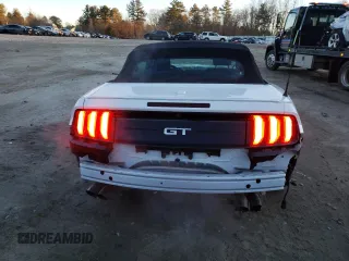2022 Ford Mustang GT Premium with VIN 1FATP8FF1N5116262, listed as a Copart auction lot 43516955 with 48,341 mi miles and Salvage title. Bid and sale history available at DreamBid. Image 6.