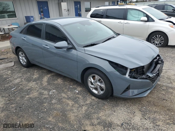 2021 Hyundai Elantra SE with VIN KMHLL4AG7MU177940, listed as a Copart auction lot 50993445 with 41,427 mi miles and Salvage Title. Bid and sale history available at carsss.com. Image 4.