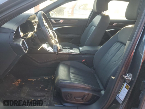 2021 Audi A6 Premium Plus with VIN WAUL2AF2XMN057916, listed as a Copart auction lot 85574784 with 14,542 mi miles and Salvage Title. Bid and sale history available at carsss.com. Image 7.