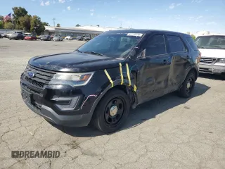 2017 Ford Police Interceptor Utility z VIN 1FM5K8AR5HGA24319, wystawiony jako Copart lot #62778735 z przebiegiem 148 311 mil mil oraz Szkoda całkowita • Salvage title. Historia ofert i sprzedaży dostępna na DreamBid. Obrazek 1.