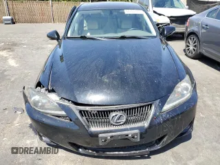 2012 Lexus IS 350 with VIN JTHBE5C28C5028963, listed as a Copart auction lot 62705175 with 153,578 mi miles and Salvage title. Bid and sale history available at DreamBid. Image 5.
