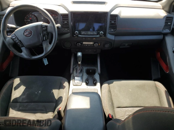 2024 Nissan Frontier SV with VIN 1N6ED1EJ4RN650125, listed as a Copart auction lot 65369825 with 14,282 mi miles and Salvage title. Bid and sale history available at DreamBid. Image 8.