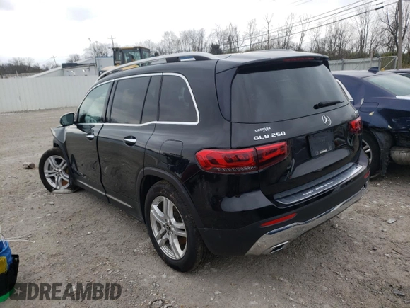 2020 Mercedes-Benz GLB with VIN WDC4M4HB0LW007383, listed as a Copart auction lot 67583512 with 42,480 mi miles. Bid and sale history available at carsss.com. Image 2.