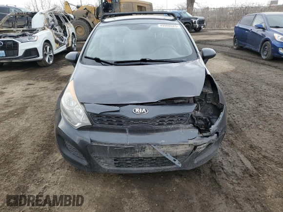 2015 Kia Rio LX with VIN KNADM5A31F6981115, listed as a Copart auction lot 49988525 with 195,373 mi miles and Salvage Title. Bid and sale history available at carsss.com. Image 5.