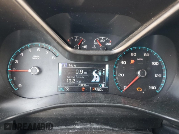 2018 GMC Canyon 2WD SLE with VIN 1GTG5CEN9J1101197, listed as a Copart auction lot 64589574 with 73,808 mi miles and Salvage Title. Bid and sale history available at carsss.com. Image 9.