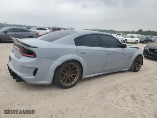 2021 Dodge Charger SRT Hellcat Widebody with VIN 2C3CDXL91MH630216, listed as a Copart auction lot 50769455 with 24,707 mi miles and Salvage Title. Bid and sale history available at carsss.com. Image 3.