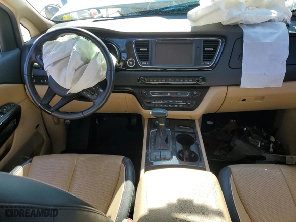 2017 Kia Sedona EX with VIN KNDMC5C1XH6278116, listed as a Copart auction lot 85918514 with 0 mi miles and Non Repairable. Bid and sale history available at carsss.com. Image 8.