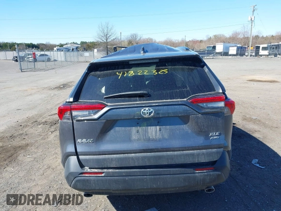 2023 Toyota RAV4 XLE with VIN 2T3P1RFV7PW369012, listed as a IAAI auction lot 41822325 with 57,527 mi miles. Bid and sale history available at carsss.com. Image 15.