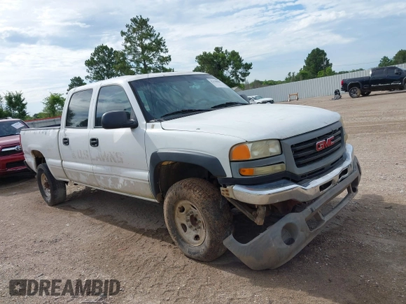 2006 GMC Sierra 2500HD SLE with VIN 1GTHC23U36F157077, listed as a IAAI auction lot 42438080 with Not provided miles and . Bid and sale history available at DreamBid. Image 1.