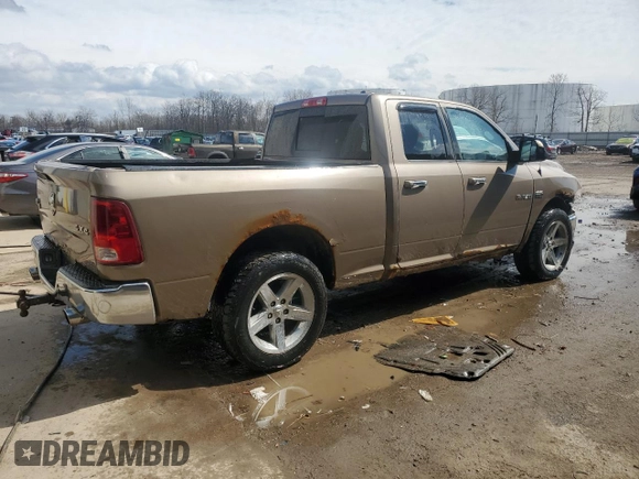 2010 Dodge 1500 TRX with VIN 1D7RV1GTXAS163264, listed as a Copart auction lot 50192525 with 283,740 mi miles and Salvage Title. Bid and sale history available at carsss.com. Image 3.