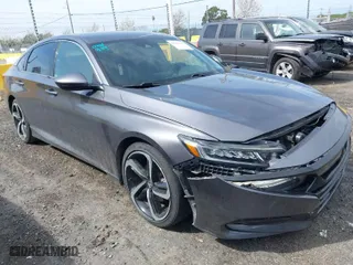 2018 Honda Accord Sedan Sport 1.5T with VIN 1HGCV1F35JA122307, listed as a IAAI auction lot 41841427 with 84,689 mi miles. Bid and sale history available at carsss.com. Image 1.
