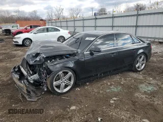 2013 Audi A4 Premium Plus with VIN WAUHFAFL0DA190131, listed as a Copart auction lot 47064615 with 96,970 mi miles and Salvage Title. Bid and sale history available at carsss.com. Image 1.