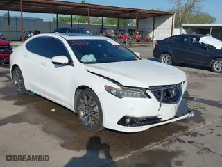 2015 Acura TLX V6 Advance with VIN 19UUB3F7XFA006457, listed as a IAAI auction lot 41969272 with 99,715 mi miles. Bid and sale history available at carsss.com. Image 1.