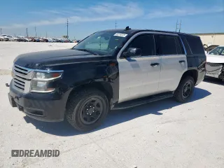 2020 Chevrolet Tahoe Commercial z VIN 1GNSKDEC5LR219914, wystawiony jako Copart lot #50219225 z przebiegiem Nie podano mil oraz Szkoda całkowita • Salvage title. Historia ofert i sprzedaży dostępna na DreamBid. Obrazek 1.
