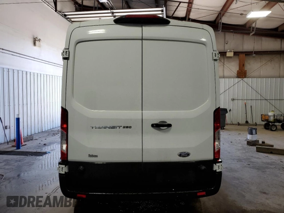 2021 Ford Transit Cargo with VIN 1FTBR1C82MKA10660, listed as a Copart auction lot 48245695 with 63,401 mi miles and Salvage Title. Bid and sale history available at DreamBid. Image 6.