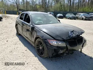 2008 BMW 3 Series 335xi with VIN WBAVD53568A010629, listed as a Copart auction lot 55350445 with 199,290 mi miles and Salvage title. Bid and sale history available at DreamBid. Image 14.