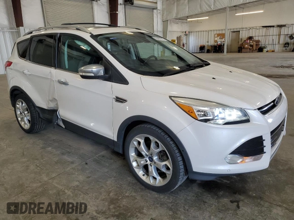 2013 Ford Escape Titanium z VIN 1FMCU0J97DUD36625, wystawiony jako Copart lot #55961815 z przebiegiem 163 327 mil mil oraz Szkoda całkowita • Salvage title. Historia ofert i sprzedaży dostępna na DreamBid. Obrazek 4.