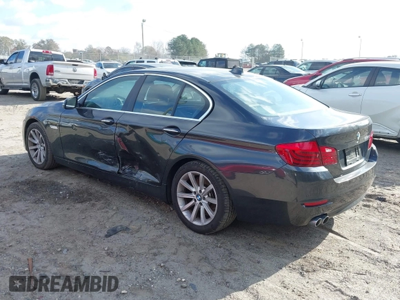2014 BMW 5 Series 535d with VIN WBAXA5C52ED689245, listed as a IAAI auction lot 41016152 with 95,392 mi miles and . Bid and sale history available at carsss.com. Image 3.