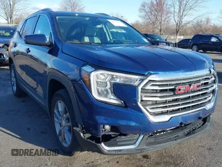 2022 GMC Terrain SLT with VIN 3GKALVEV9NL173222, listed as a IAAI auction lot 41849742 with 59,807 mi miles and . Bid and sale history available at DreamBid. Image 1.