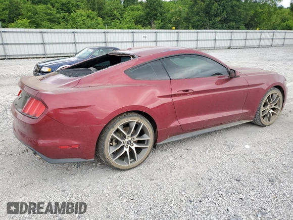 2015 Ford Mustang EcoBoost z VIN 1FA6P8TH6F5347243, wystawiony jako Copart lot #55893655 z przebiegiem 83 593 mil mil oraz Czysty tytuł • Clean title. Historia ofert i sprzedaży dostępna na DreamBid. Obrazek 3.