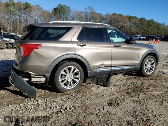 2021 Ford Explorer Limited with VIN 1FMSK7FH9MGB03340, listed as a Copart auction lot 45393915 with 67,131 mi miles and Salvage Title. Bid and sale history available at carsss.com. Image 3.
