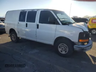 2007 GMC Savana Cargo Van with VIN 1GTGG25V271150268, listed as a Copart auction lot 85996794 with 141,505 mi miles and Salvage Title. Bid and sale history available at carsss.com. Image 4.