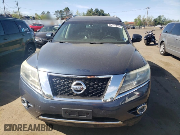 2013 Nissan Pathfinder SL with VIN 5N1AR2MM5DC646279, listed as a Copart auction lot 55074215 with 128,296 mi miles and Clean Title. Bid and sale history available at carsss.com. Image 5.