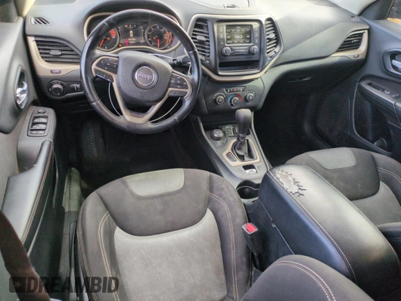 2016 Jeep Cherokee Sport with VIN 1C4PJMAS9GW344548, listed as a Copart auction lot 49256645 with 105,282 mi miles and Salvage Title. Bid and sale history available at carsss.com. Image 8.