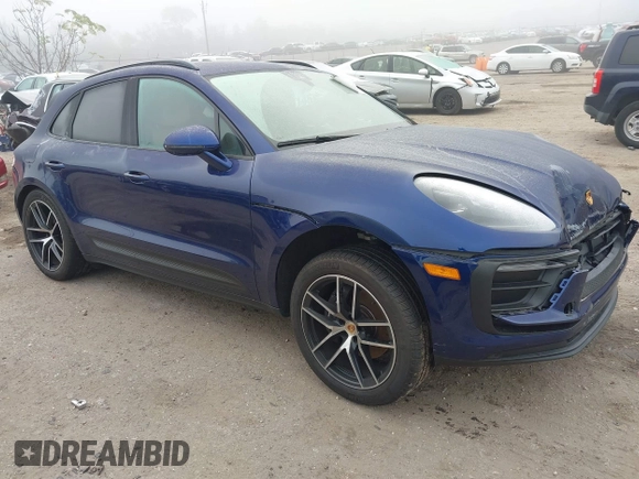 2023 Porsche Macan with VIN WP1AA2A5XPLB06079, listed as a IAAI auction lot 41399589 with 4,287 mi miles. Bid and sale history available at carsss.com. Image 1.