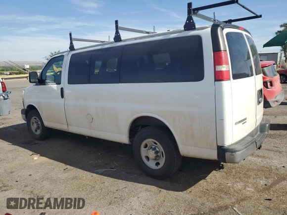 2015 Chevrolet Express Passenger 1LT with VIN 1GAZGYFG4F1173795, listed as a Copart auction lot 64620035 with Not provided miles and Clean title. Bid and sale history available at DreamBid. Image 2.