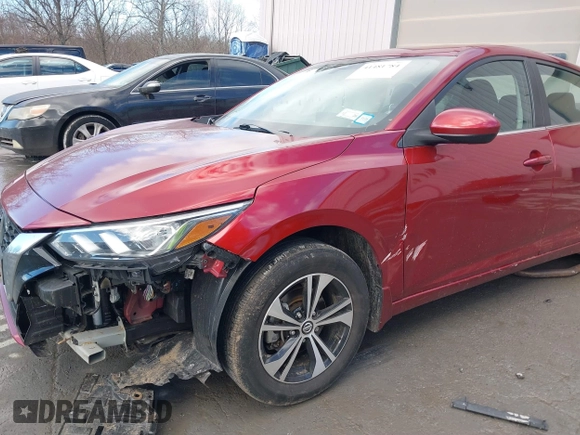2021 Nissan Sentra SV with VIN 3N1AB8CV2MY316583, listed as a IAAI auction lot 41481784 with 25,985 mi miles and . Bid and sale history available at DreamBid. Image 18.
