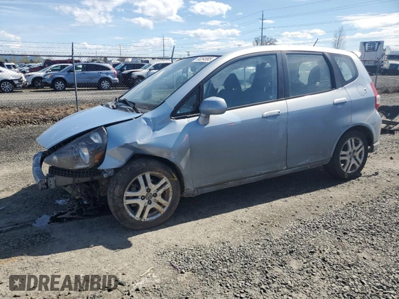 2008 Honda Fit Sport with VIN JHMGD38698S067935, listed as a Copart auction lot 50264995 with 142,268 mi miles and Salvage Title. Bid and sale history available at carsss.com. Image 1.