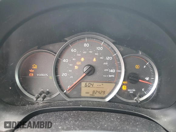 2014 Toyota Yaris L with VIN VNKJTUD39EA008131, listed as a Copart auction lot 44997805 with 82,429 mi miles and Salvage Title. Bid and sale history available at carsss.com. Image 9.