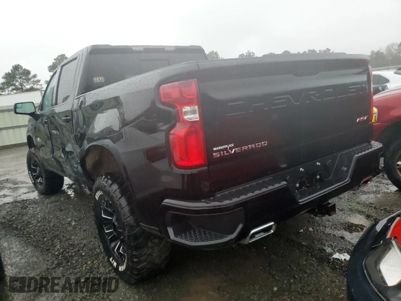 2021 Chevrolet Silverado 1500 RST with VIN 3GCUYEET9MG143752, listed as a Copart auction lot 85611084 with 73,324 mi miles and Salvage Title. Bid and sale history available at carsss.com. Image 2.