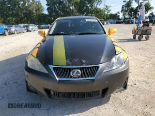 2012 Lexus IS 250 with VIN JTHBF5C20C5158958, listed as a Copart auction lot 60588455 with 145,085 mi miles and Salvage title. Bid and sale history available at DreamBid. Image 5.