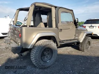 2003 Jeep Wrangler Sahara with VIN 1J4FA59S83P318057, listed as a Copart auction lot 58781495 with 102,571 mi miles and Clean title. Bid and sale history available at DreamBid. Image 3.