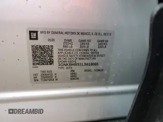 2020 Chevrolet Blazer LT with VIN 3GNKBHRS1LS618065, listed as a Copart auction lot 52375015 with 57,904 mi miles and Salvage title. Bid and sale history available at DreamBid. Image 13.