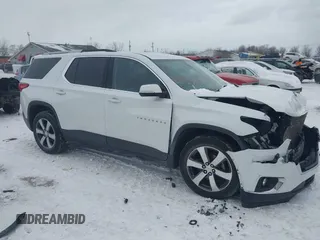 2018 Chevrolet Traverse LT Leather with VIN 1GNEVHKW8JJ134412, listed as a IAAI auction lot 41268358 with 62,616 mi miles. Bid and sale history available at carsss.com. Image 1.