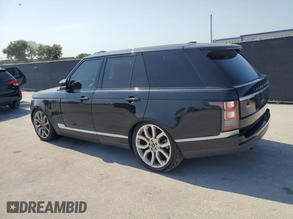 2014 Land Rover Range Rover Supercharged with VIN SALGS2EF7EA126450, listed as a Copart auction lot 57615285 with 116,052 mi miles and Clean title. Bid and sale history available at DreamBid. Image 2.