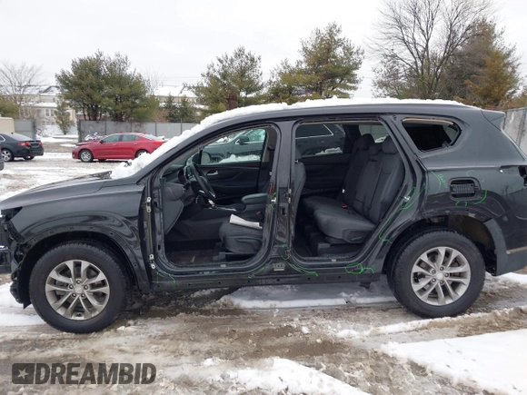 2019 Hyundai Santa Fe SE with VIN 5NMS2CAD9KH003200, listed as a IAAI auction lot 41541423 with 91,913 mi miles. Bid and sale history available at carsss.com. Image 17.