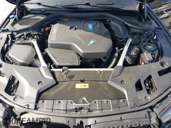 2021 BMW 5 Series 530e with VIN WBA13AG02MCG11255, listed as a Copart auction lot 71842724 with Not Provided miles and Salvage Title. Bid and sale history available at carsss.com. Image 12.