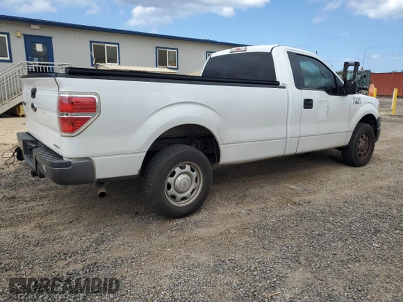 2014 Ford F-150 XL with VIN 1FTMF1CM8EKF55066, listed as a Copart auction lot 55259635 with 117,225 mi miles and Clean title. Bid and sale history available at DreamBid. Image 3.