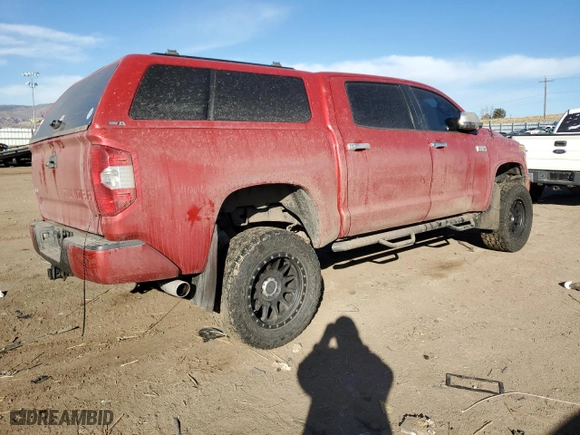 2014 Toyota Tundra 4WD Truck Platinum with VIN 5TFAW5F17EX330880, listed as a Copart auction lot 44530045 with 115,525 mi miles and Salvage Title. Bid and sale history available at carsss.com. Image 3.