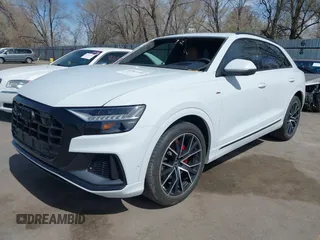 2021 Audi Q8 Prestige z VIN WA1FVAF18MD025027, wystawiony jako IAAI lot #41967700 z przebiegiem 32 992 mil mil oraz . Historia ofert i sprzedaży dostępna na DreamBid. Obrazek 18.