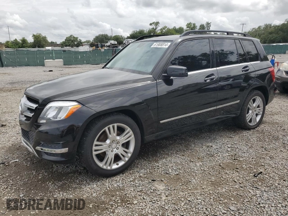 2015 Mercedes-Benz GLK 350 with VIN WDCGG5HB0FG433177, listed as a Copart auction lot 61908814 with 116,566 mi miles and Salvage Title. Bid and sale history available at DreamBid. Image 1.