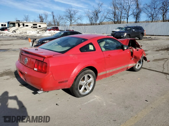 2008 Ford Mustang Deluxe with VIN 1ZVHT80N385174113, listed as a Copart auction lot 88776885 with Not provided miles and Salvage title. Bid and sale history available at DreamBid. Image 3.